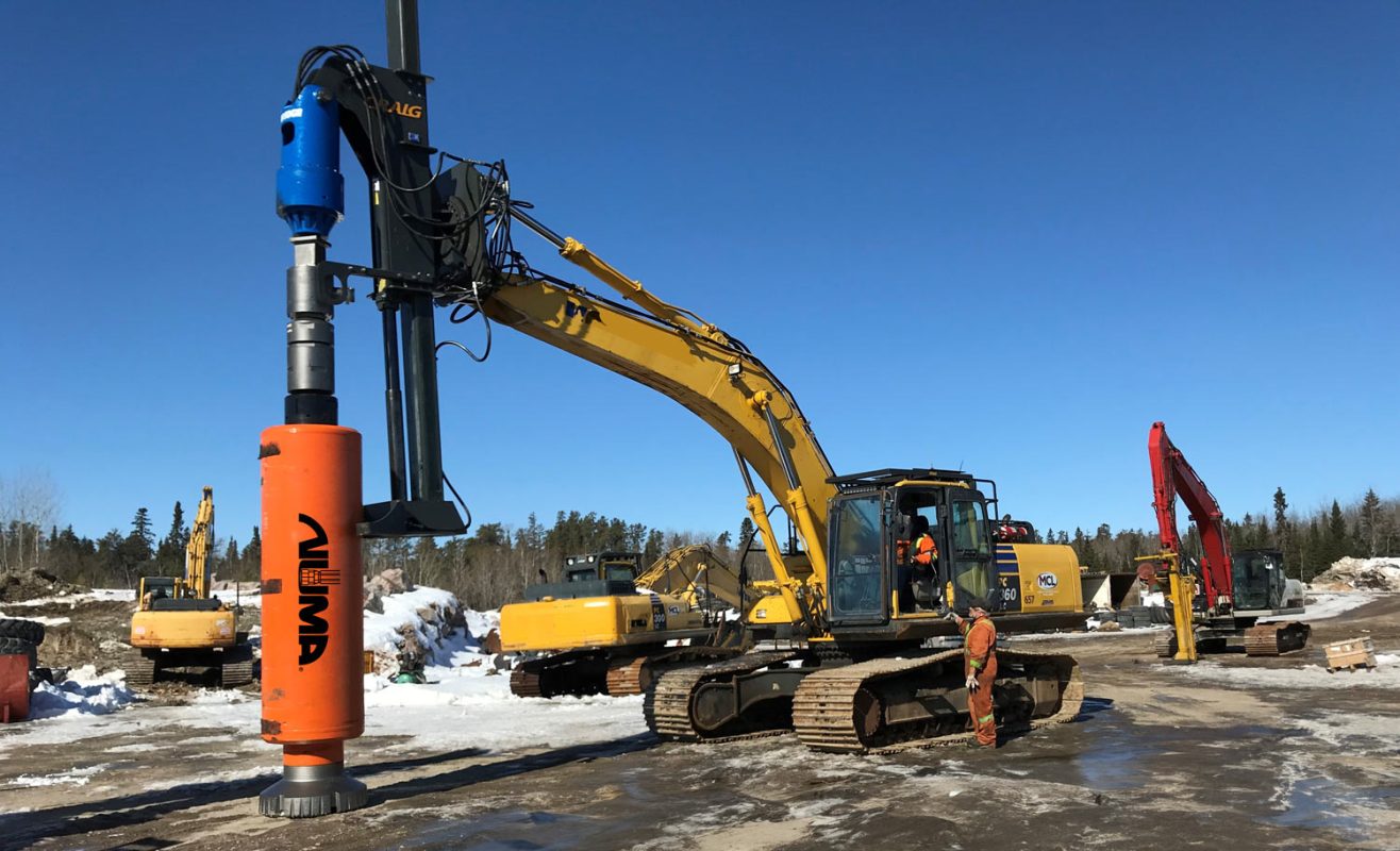 Utility Pole Drilling - Numa Hammers